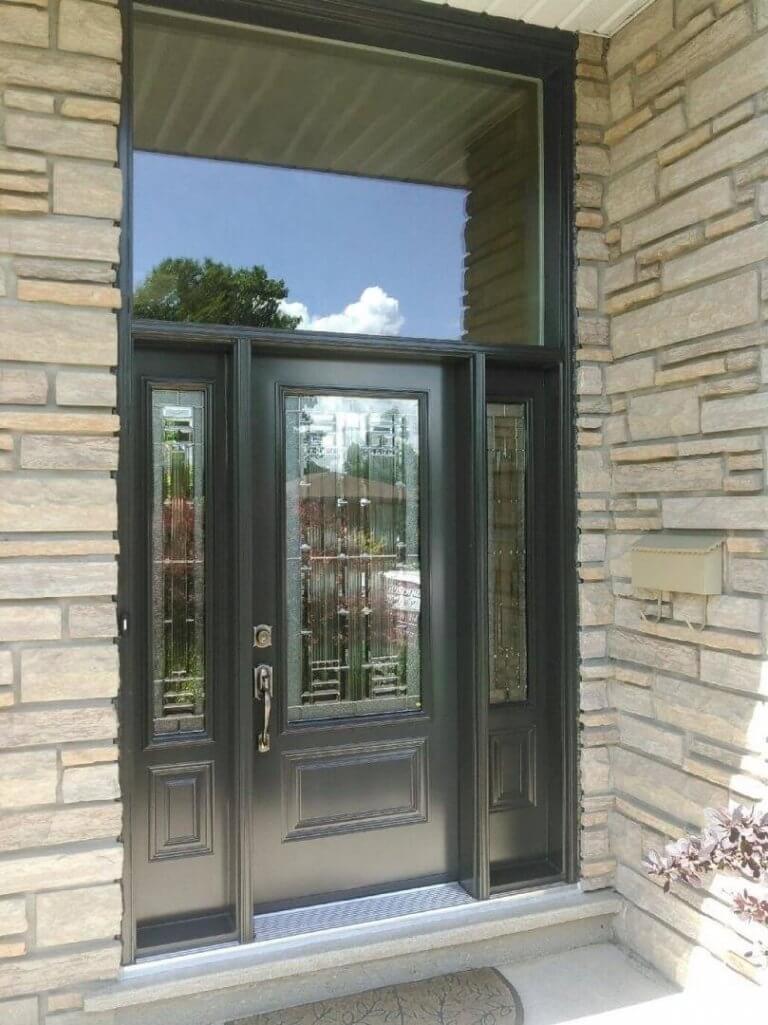 Fiberglass 2236 Half York Glass Single Full Sidelite Rectangular ...