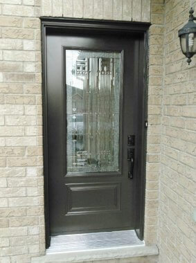 Fiberglass 1 Panel 3QTR Lite York Glass Dark Grey Tone Iron Ore or ...