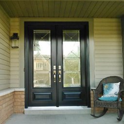 Front Entrance Door with Decorative Glass