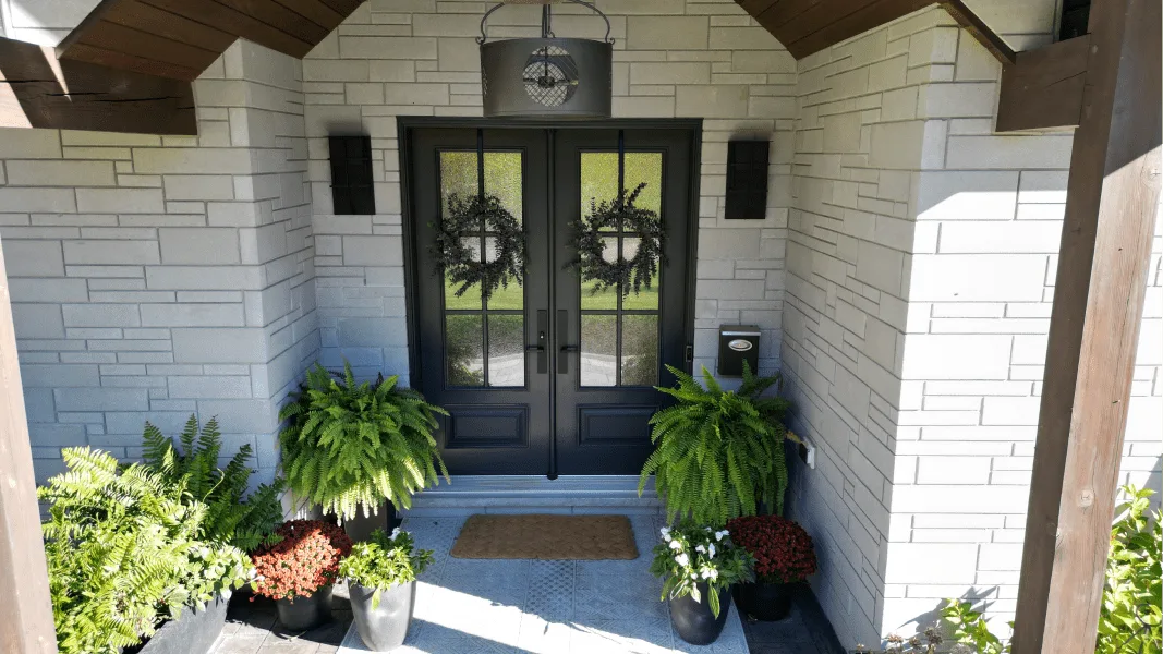 black doors
