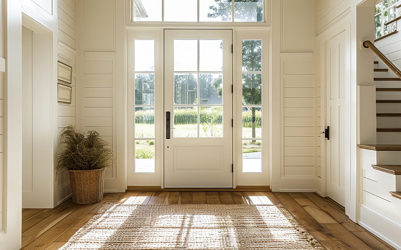 Welcoming Entry way with accessible door wider than 36 inches