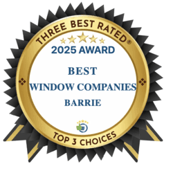 2025 Three Best Rated award for Barrie